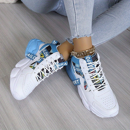 Bequeme, rutschfeste Knöchelsneaker mit Schnürsenkeln