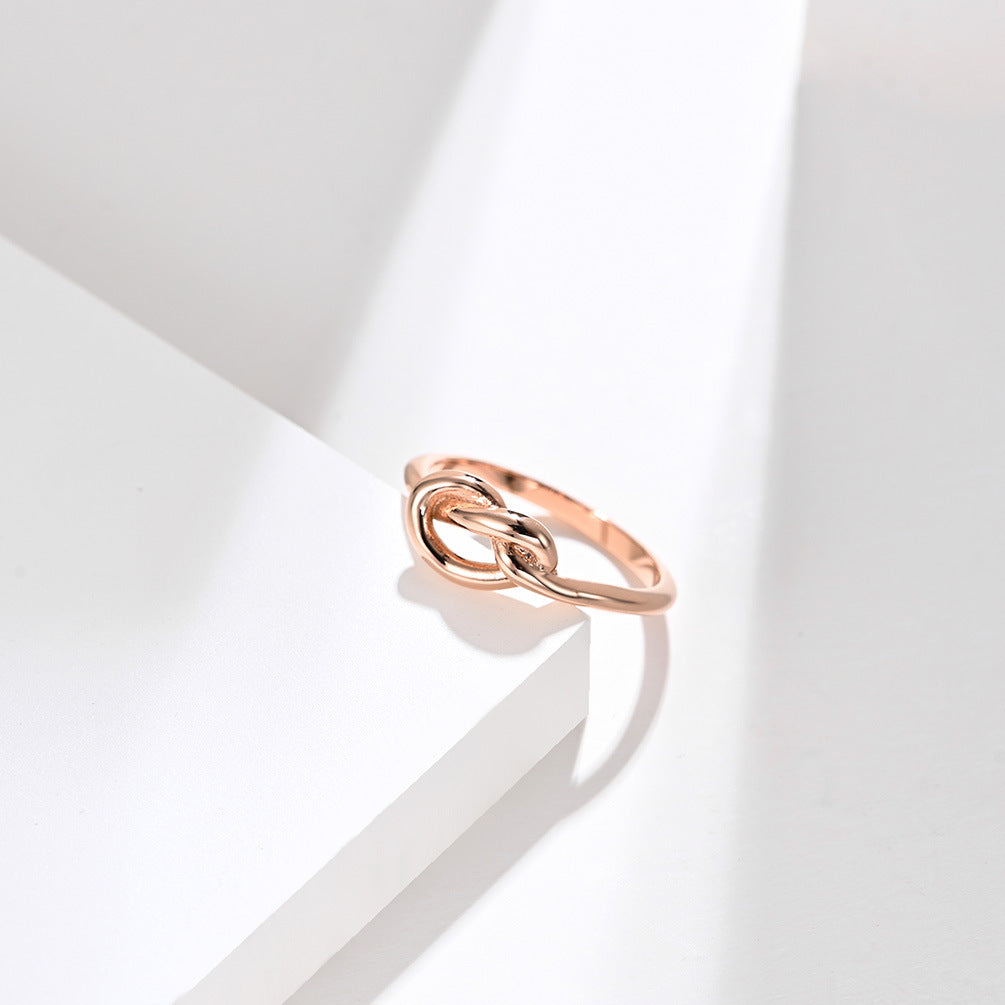 Minimalistisch aber eleganter geknoteter Herzschwanzring *perfektes Geschenk* / *4 Farben* | Shop Nory