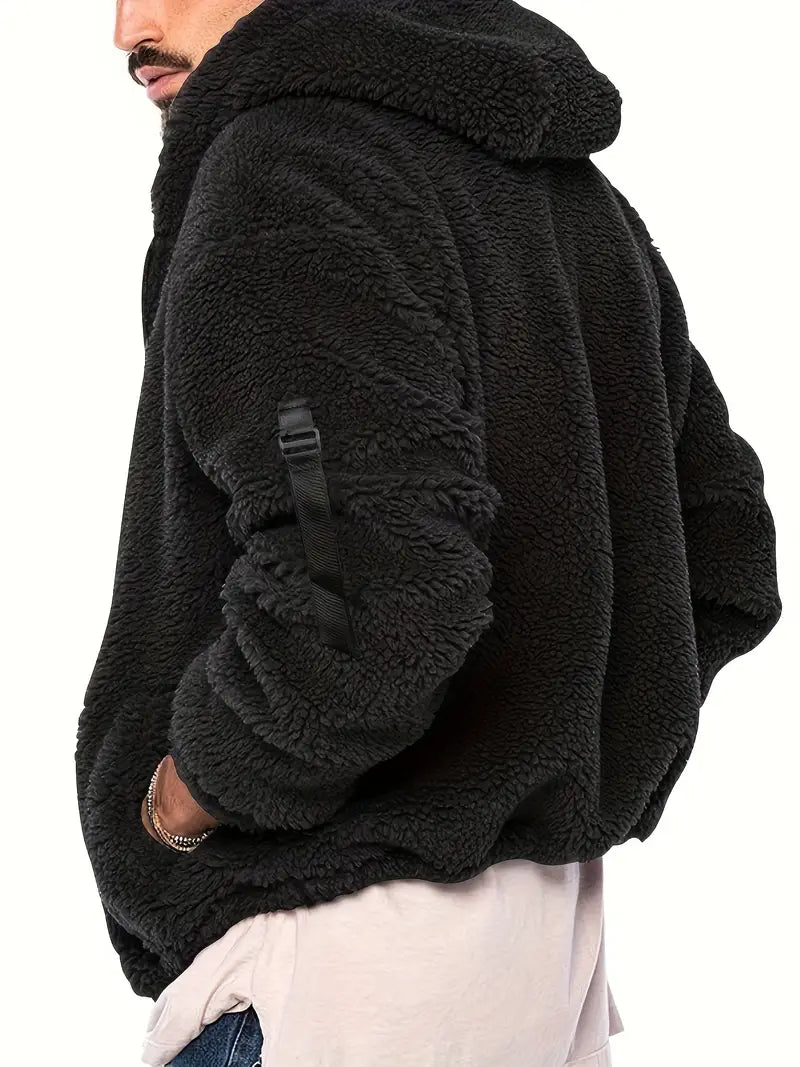 Teddyjacke mit Reißverschluss für Männer