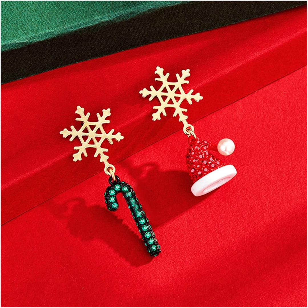 Winterliche Schneeflocken-Weihnachtsohrringe | Shop Nory