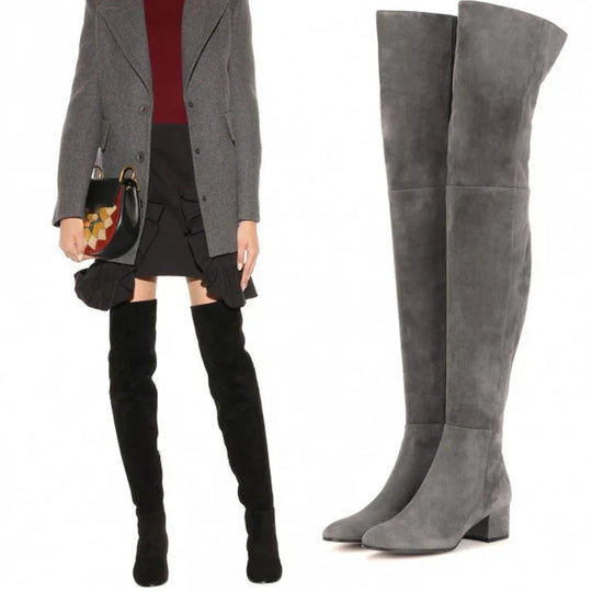 Stiefel für Damen mit quadratischem Absatz