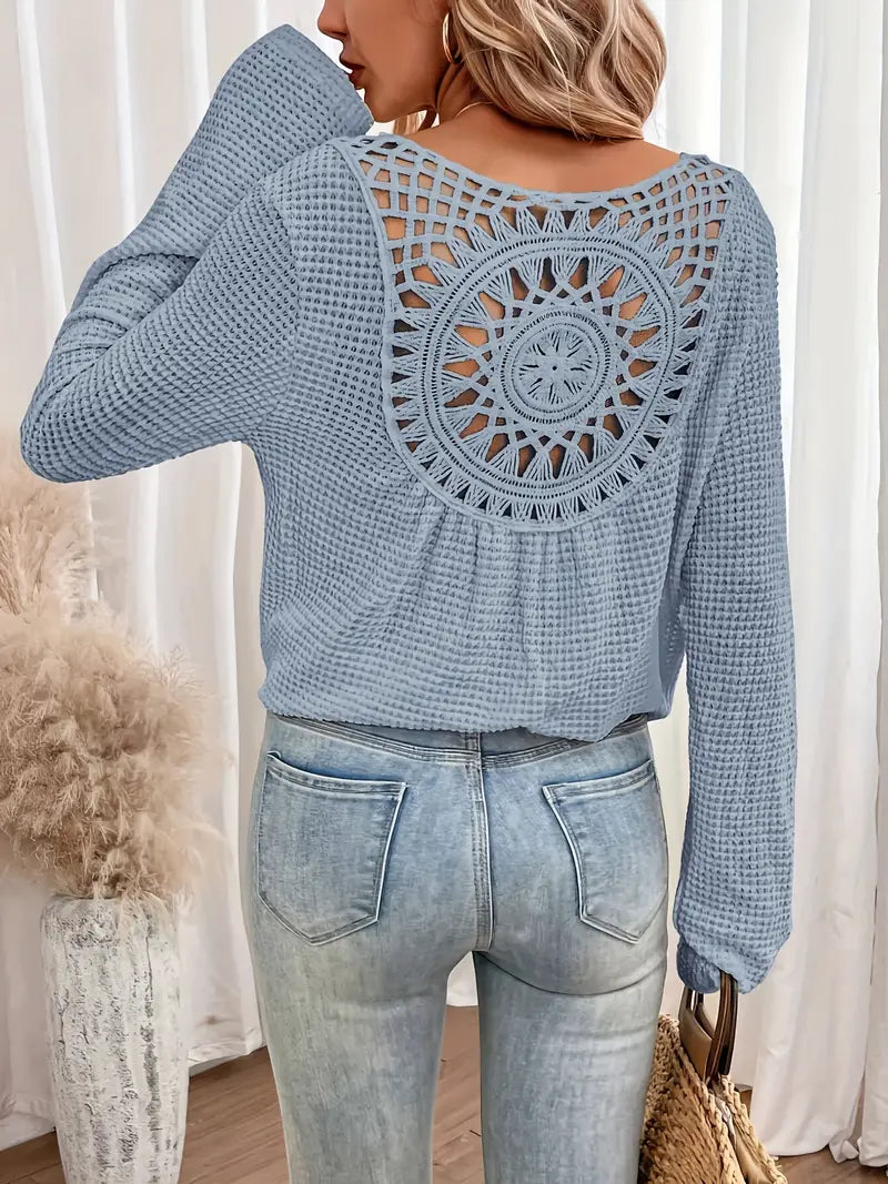 Trendige Damen Sweater Gehäkelte Trendy, Komfortabel