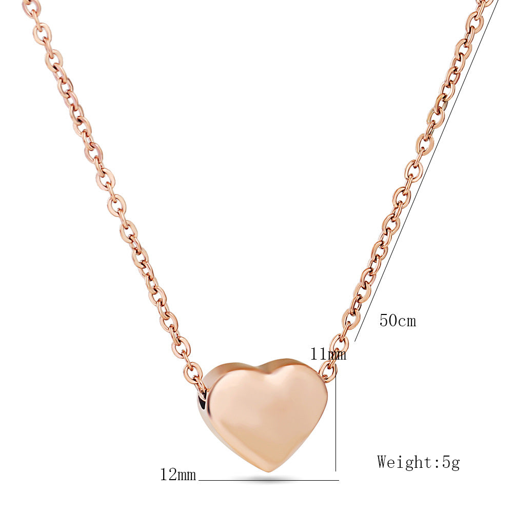 Damen Halskette mit herzförmigem Anhänger aus hochwertigem Edelstahl Shop Nory 1780329593