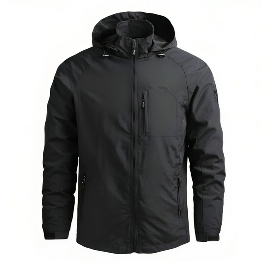 Wasserdichter Kapuzenwindbreaker für Herren