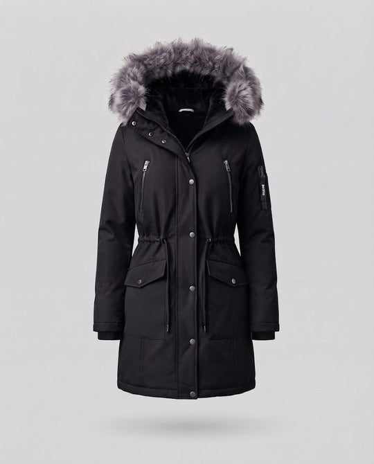 Herren Warm gefütterter Winterparka mit abnehmbarer Kapuze Shop Nory