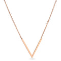 Damen Halskette mit minimalistischem V-Anhänger Shop Nory