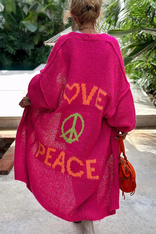 Love & Peace Strickjacke