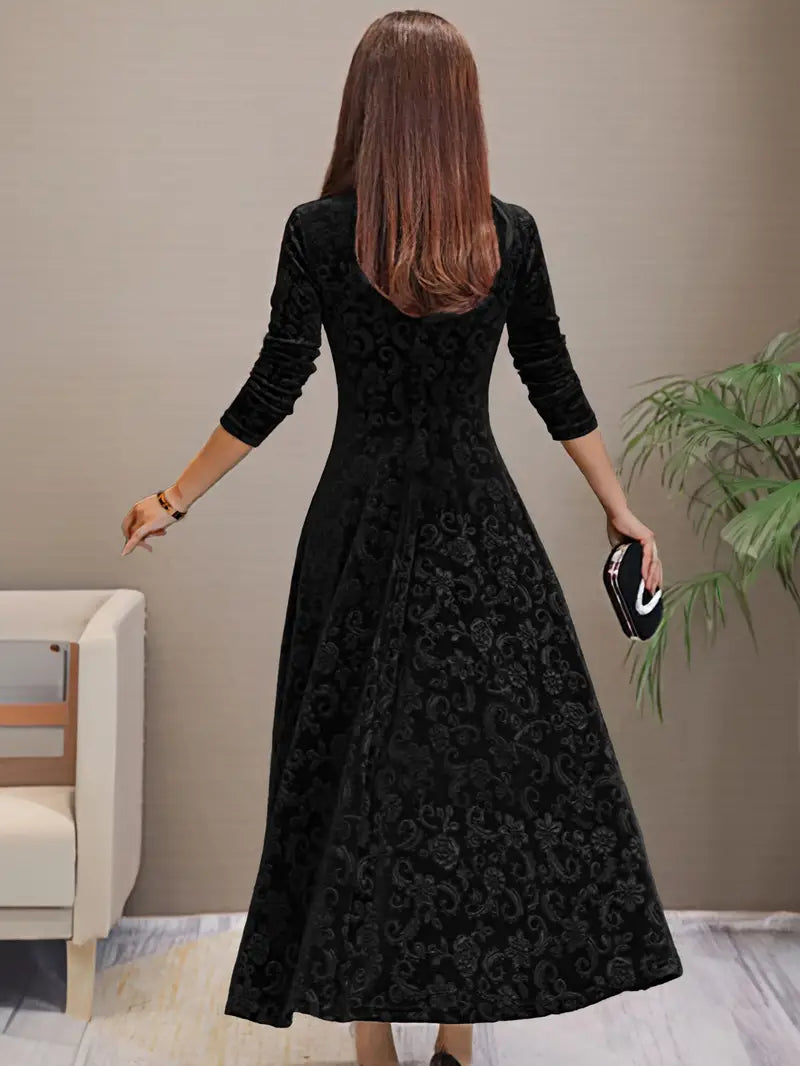 Figurschmeichelndes Ausgestelltes Kleid