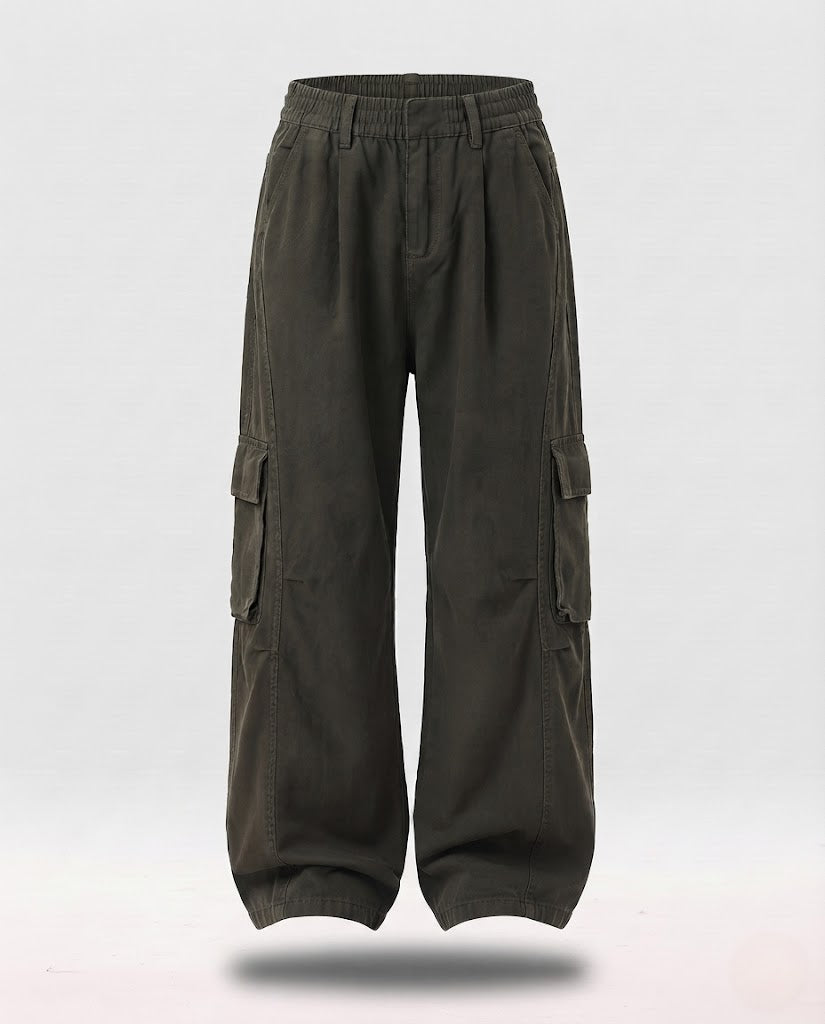 Unisex Oversize-Cargo-Hose im Palazzoschnitt mit komfortablem Bund Shop Nory
