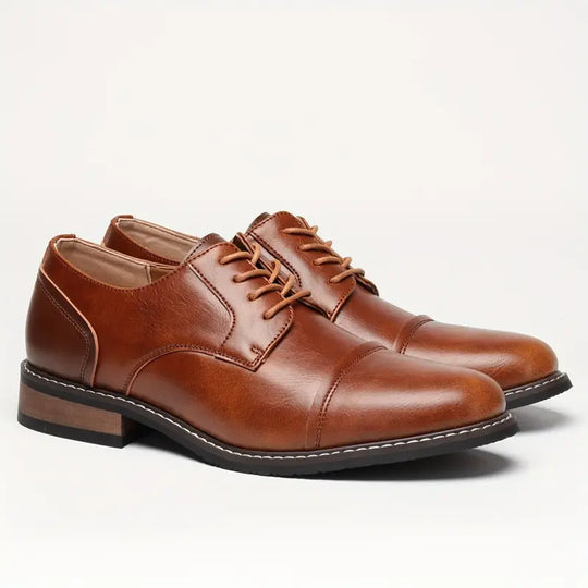 solide vintage-derby-schuhe für herren
