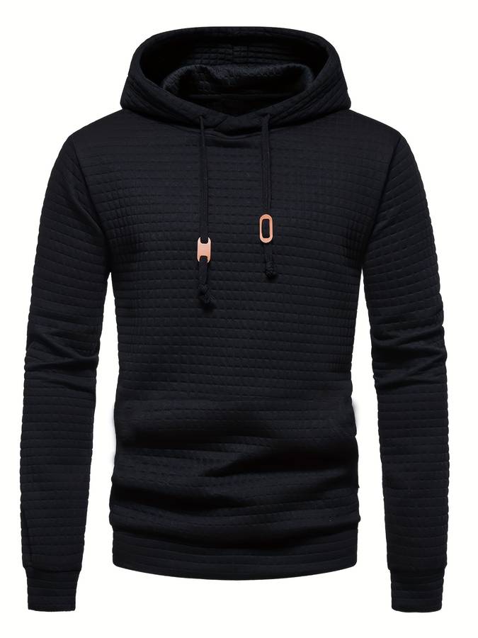 ShopNory - Lässiger Waffelmuster Hoodie für Männer