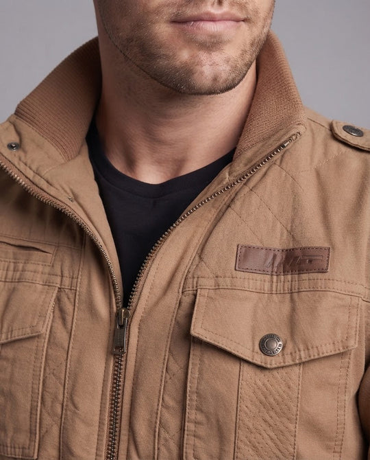 Herren Winterjacke mit Fleece-Futter und multifunktionalen Taschen Shop Nory