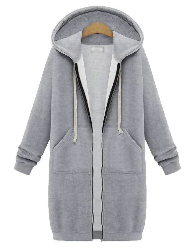 Zip-Up Hoodie für zusätzliche Wärme und Komfort