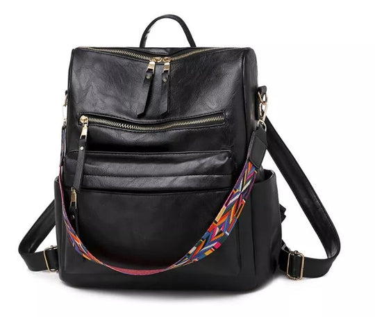 Eleganter Weicher Leder-Rucksack
