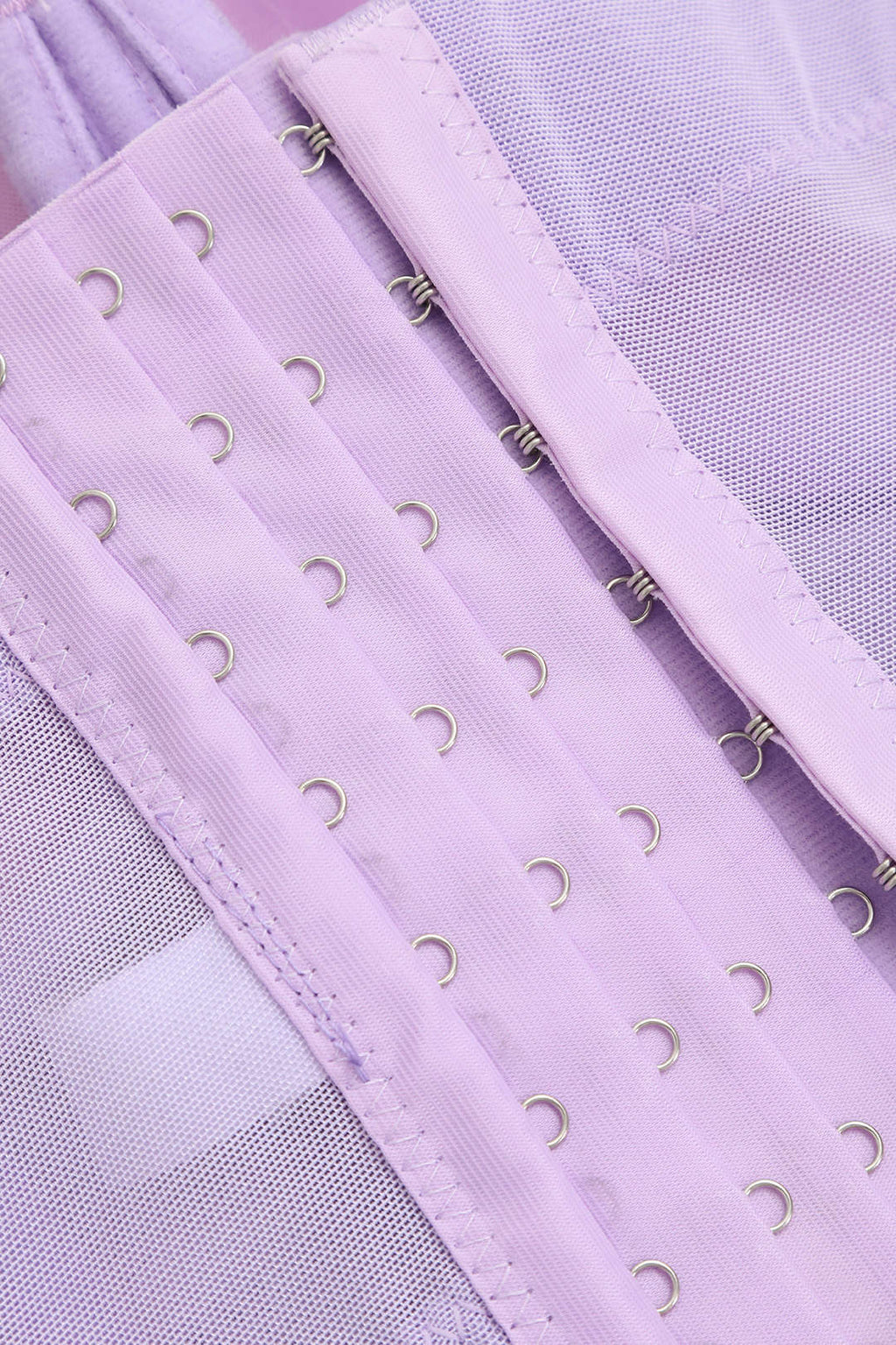 Bustier-Oberteil aus Netzstoff mit Bügeln