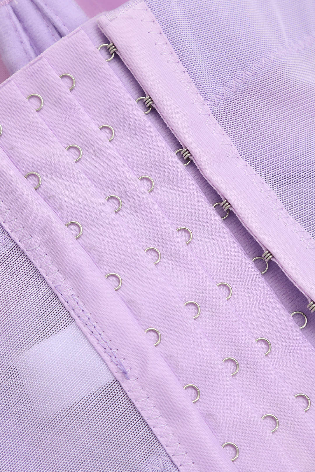 Bustier-Oberteil aus Netzstoff mit Bügeln