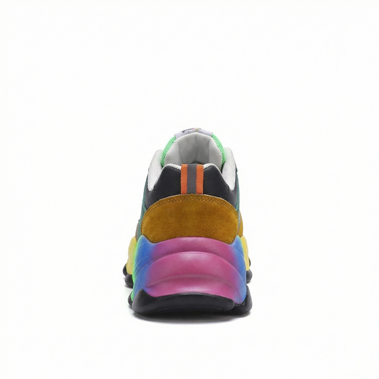 Bunte orthopädische Turnschuhe mit Stil