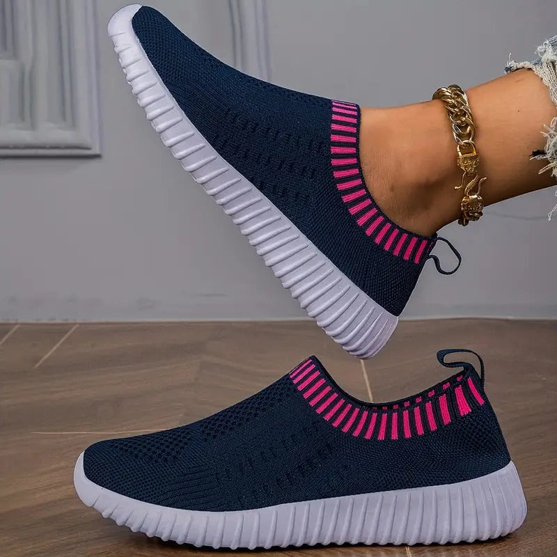 Atmungsaktive Damen-Sneaker mit verstärktem Fußbett