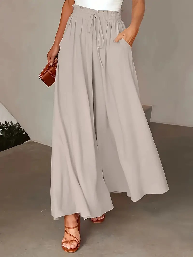 Elegante und Schicke Hose mit Weitem Bein