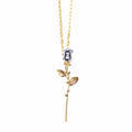 Halskette "Rose" in Titanium Stahl | Shop Nory