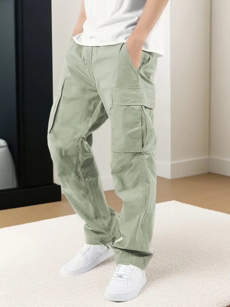 Lässige Jogginghose Herren mit Elastischem Bund und Taschen