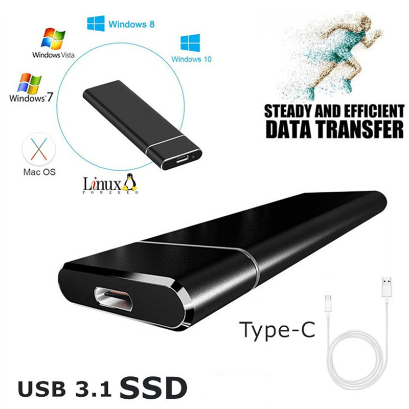 Avelena | DataFlash | Tragbare Ultra Schnelle Externe SSD Festplatte