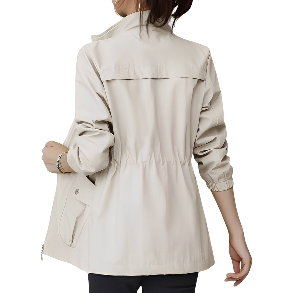 Stylische Jacke mit verstellbarem Bund für Frauen