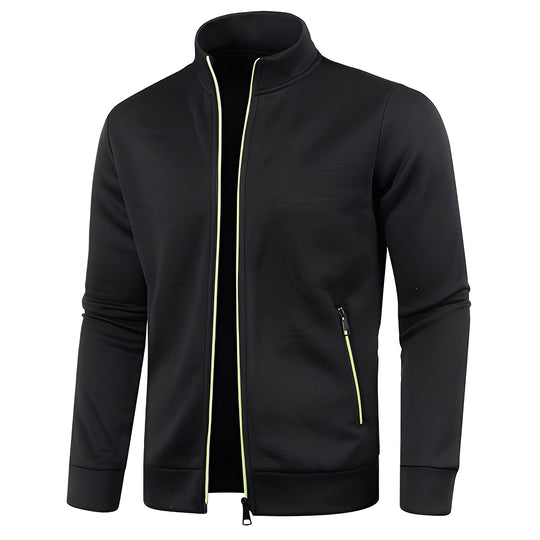Stylische Jacke mit Reißverschlusstaschen für Herren