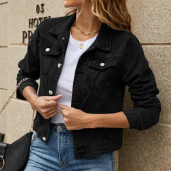 Lässige Denim Jacke für Damen