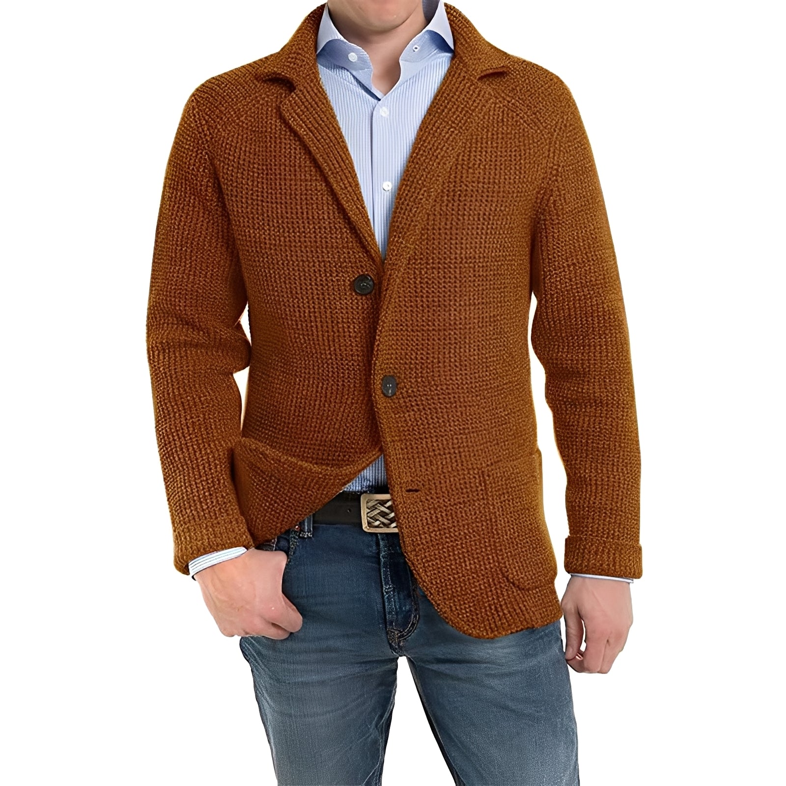 Elegante Jacke mit Klapptaschen für Männer