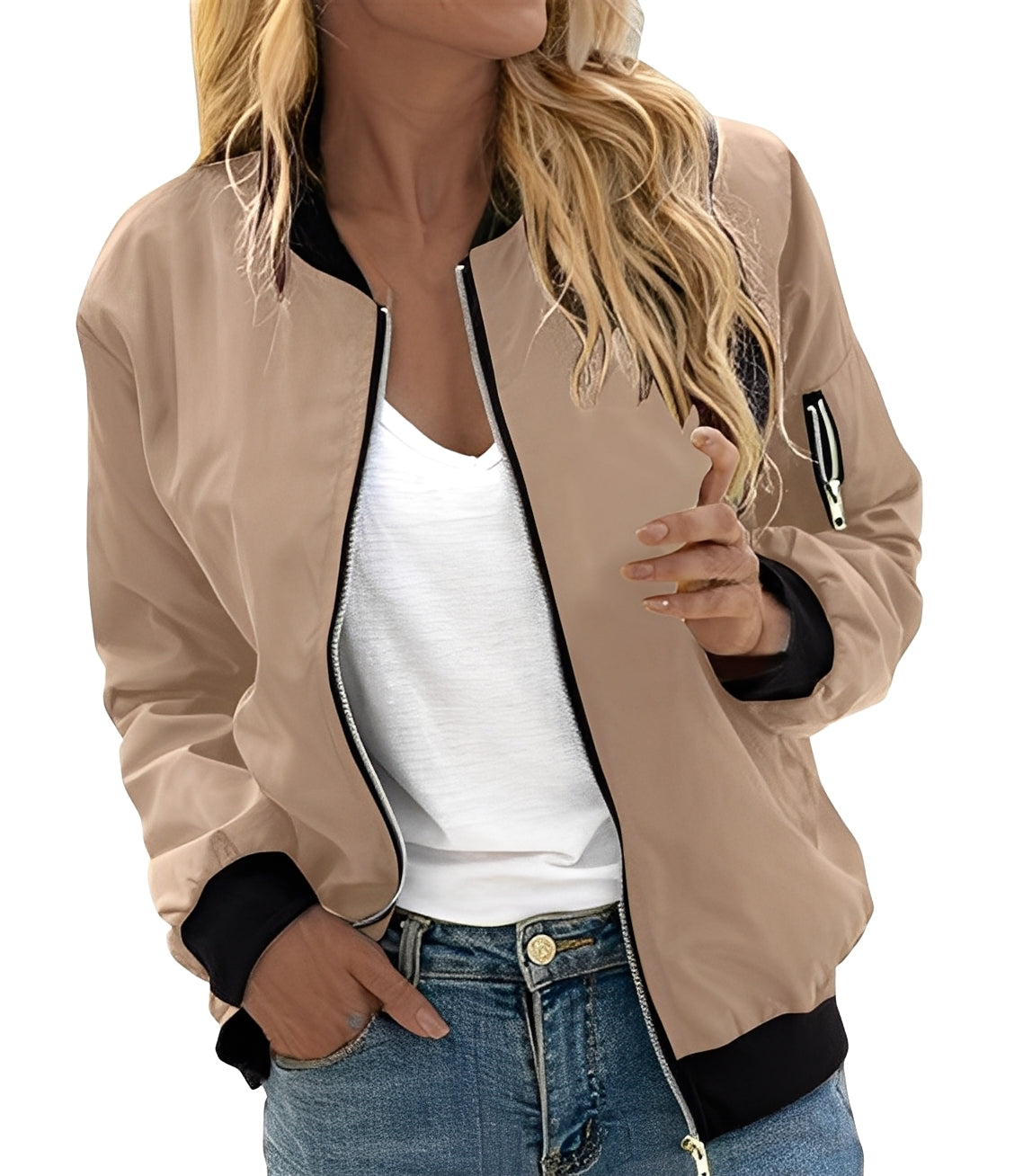 Stilvolle und komfortable Damen-Bomberjacke