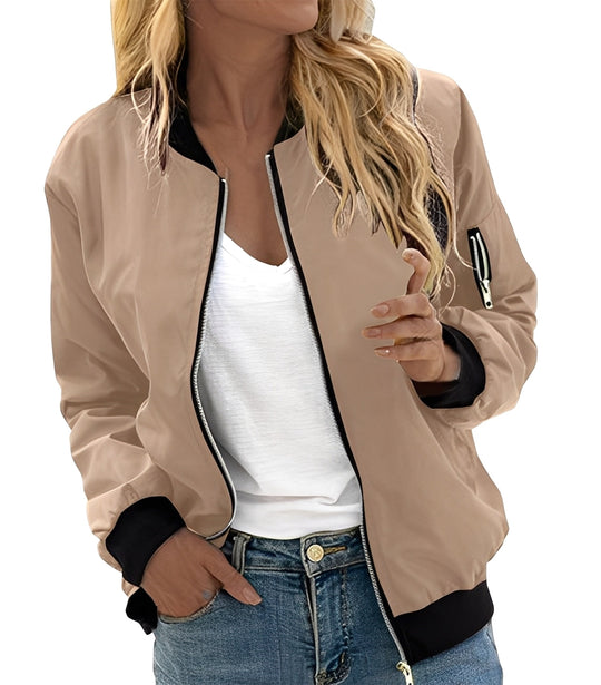 Stilvolle und komfortable Damen-Bomberjacke