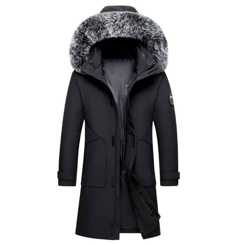 Herren winddichte Winterparka