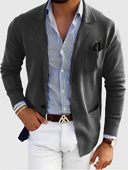 Eleganter Blazer mit Taschen für Männer