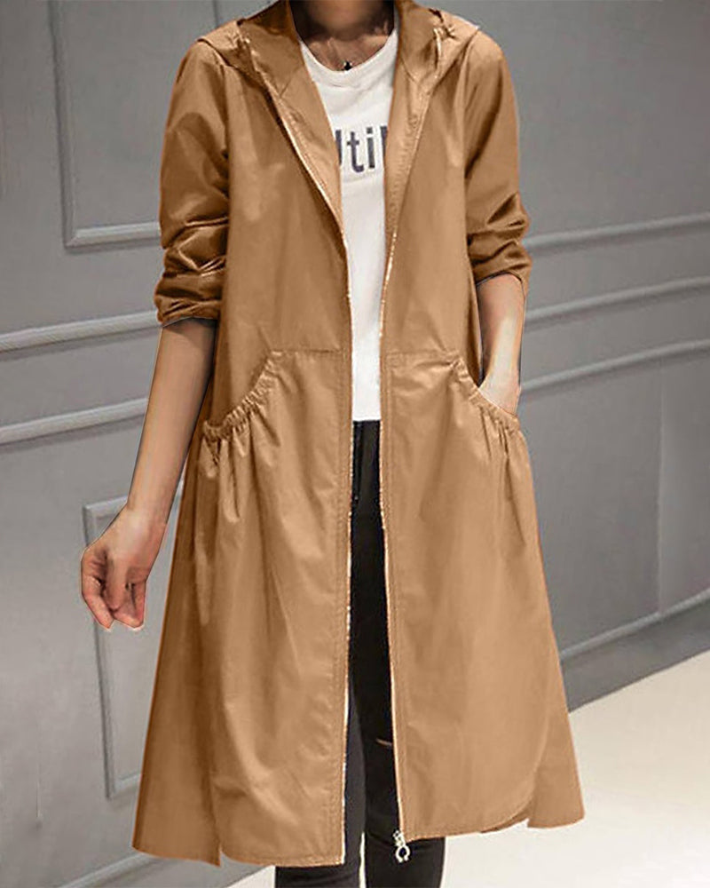 langer Trenchcoat - Caroline