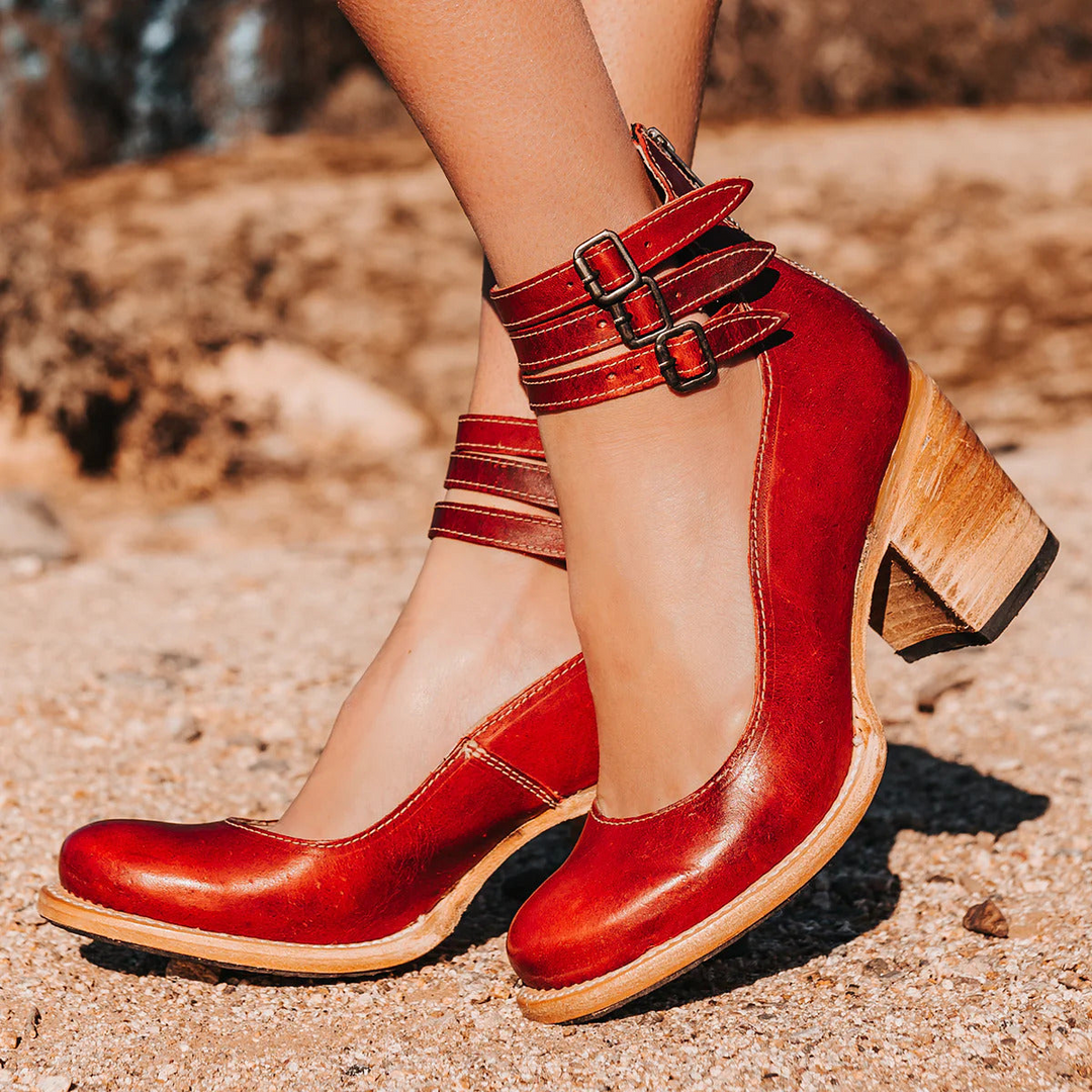 Leder Stiefeletten