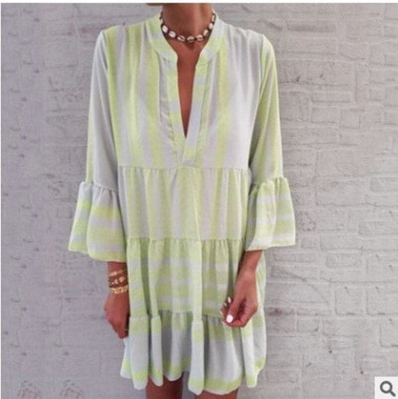 Shopnory | Schöne Sommerkleid mit Vielen Mustern
