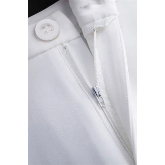 Elegante Enganliegende Hohe Taille Flared Hosen