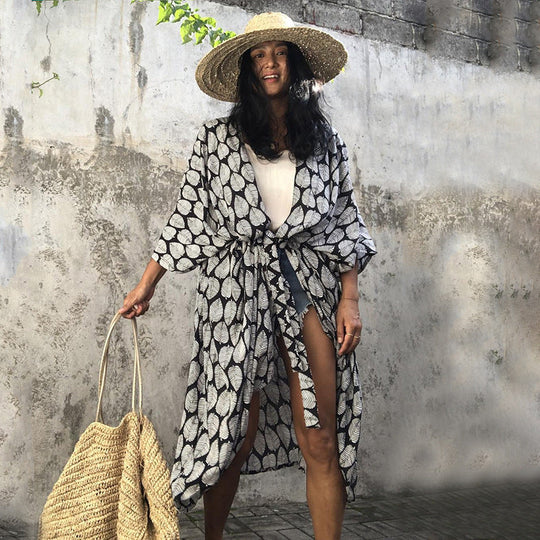 Glamouröse Sonnenschutz Resort Strandkleid Cover Up