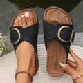 ShopNory | Orthopädische Flache Sandalen mit Verstellbaren Riemen
