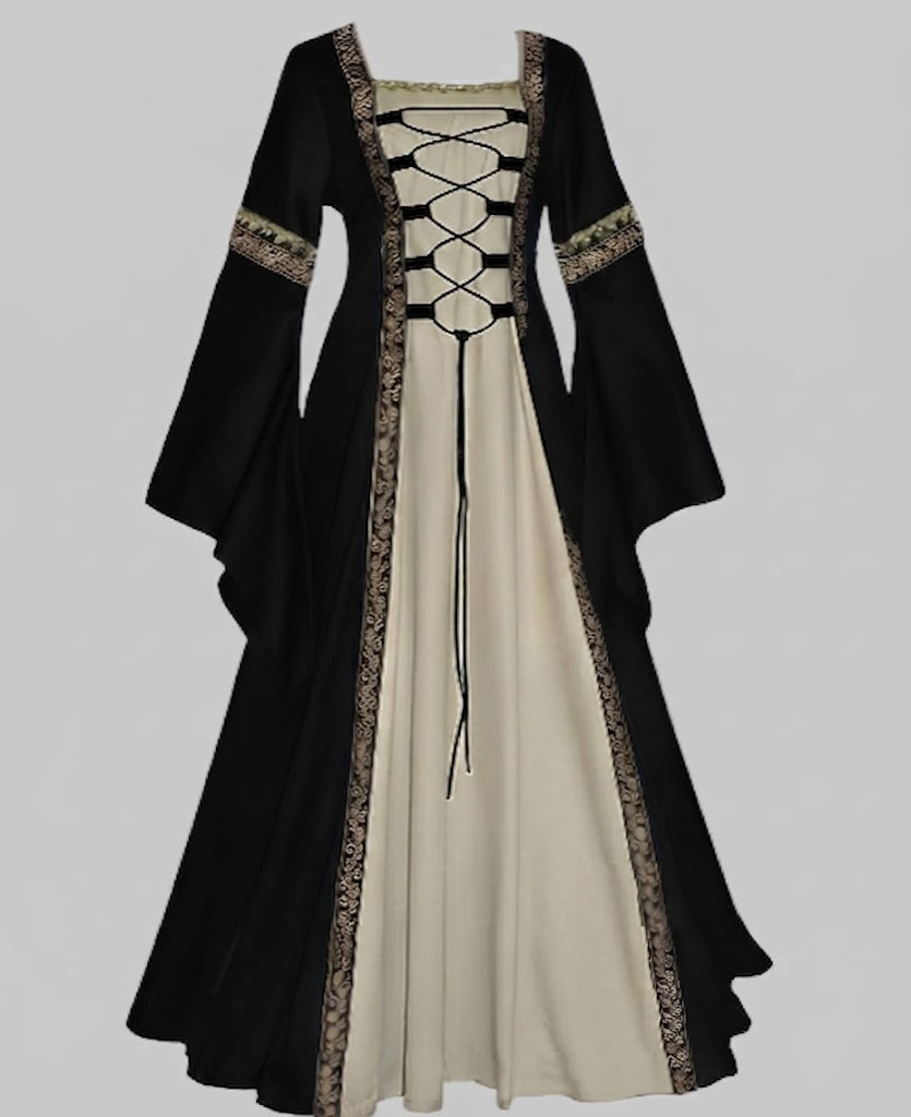 Damen historisches Märchenkleid mit elegantem Schnürdesign Shop Nory