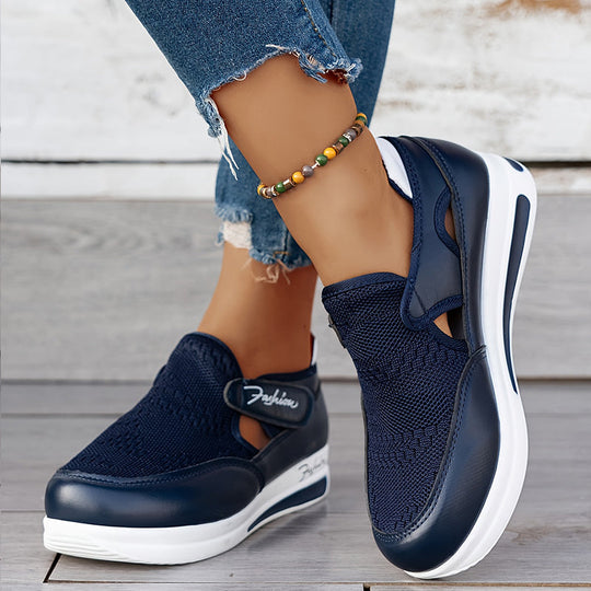 orthopädische Damen-Sneaker, atmungsaktiv und bequem.