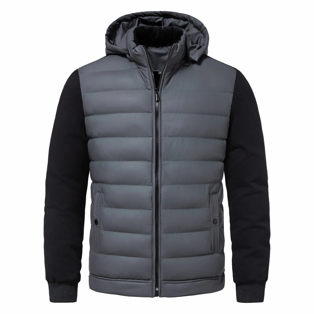 Shopnory | Freizeitwinterjacke mit Kapuze für Herren
