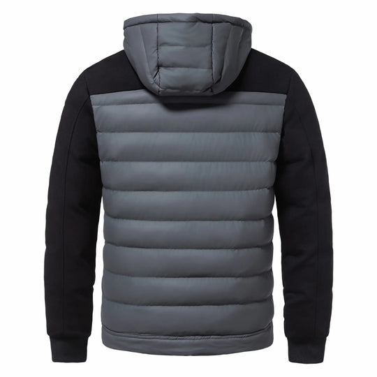 Shopnory | Freizeitwinterjacke mit Kapuze für Herren