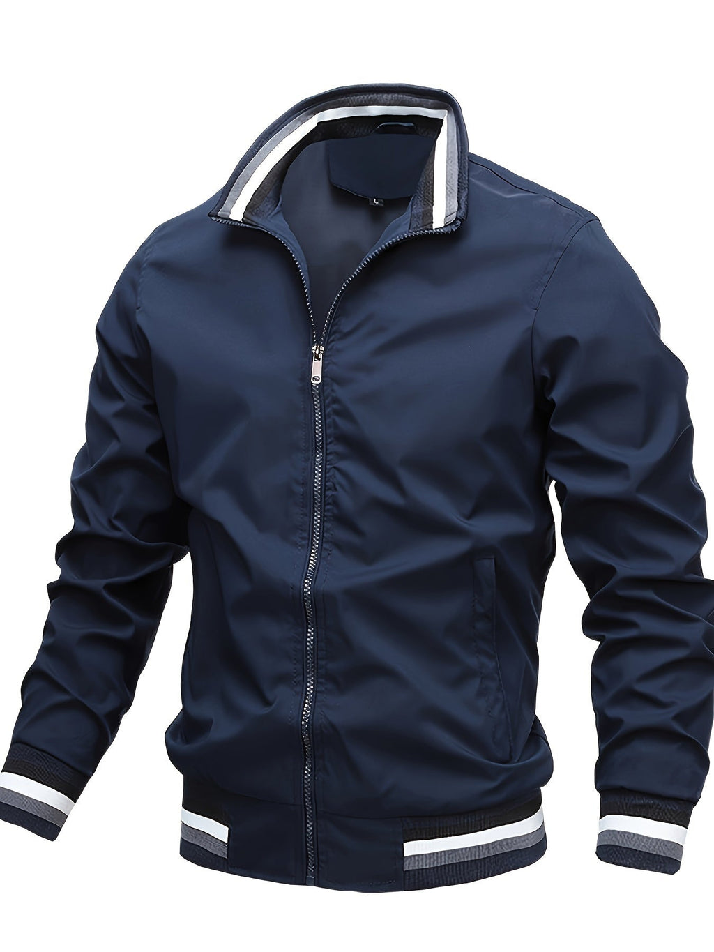 Shopnory | Jacke Einheitliche Farbe Polyester
