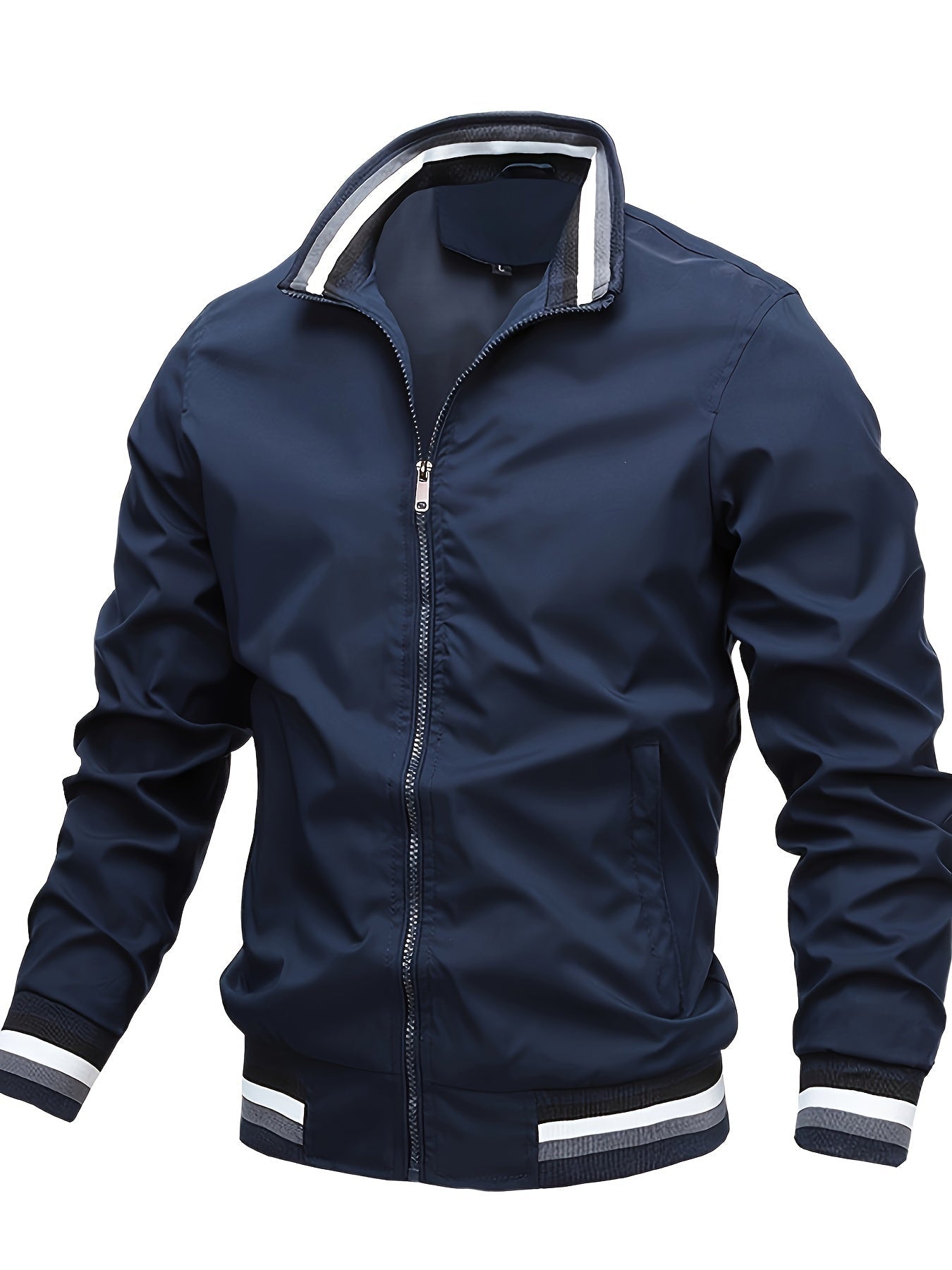 Shopnory | Jacke Einheitliche Farbe Polyester