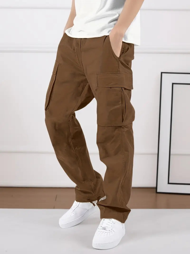 Lässige Jogginghose Herren mit Elastischem Bund und Taschen