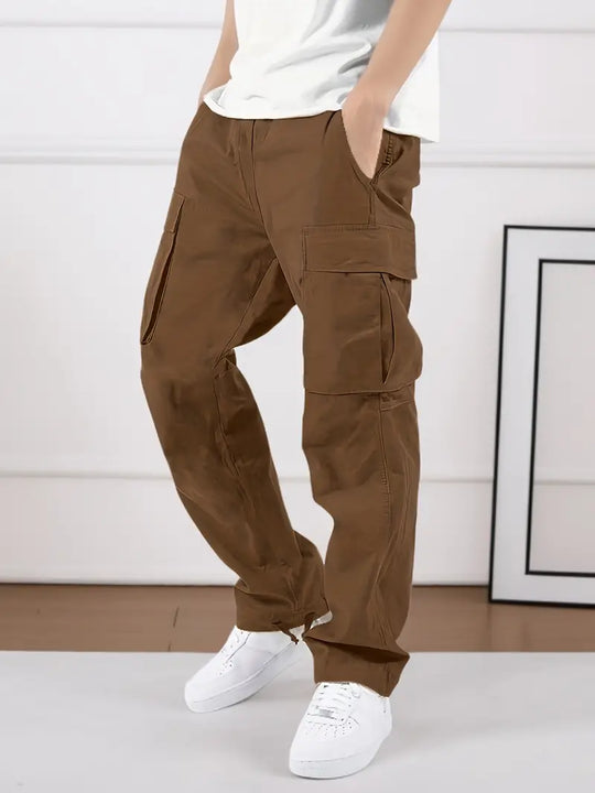 Lässige Jogginghose Herren mit Elastischem Bund und Taschen