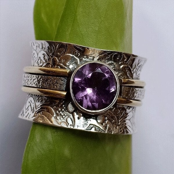 Bohemian Crystal Meditation Ring | Shop Nory