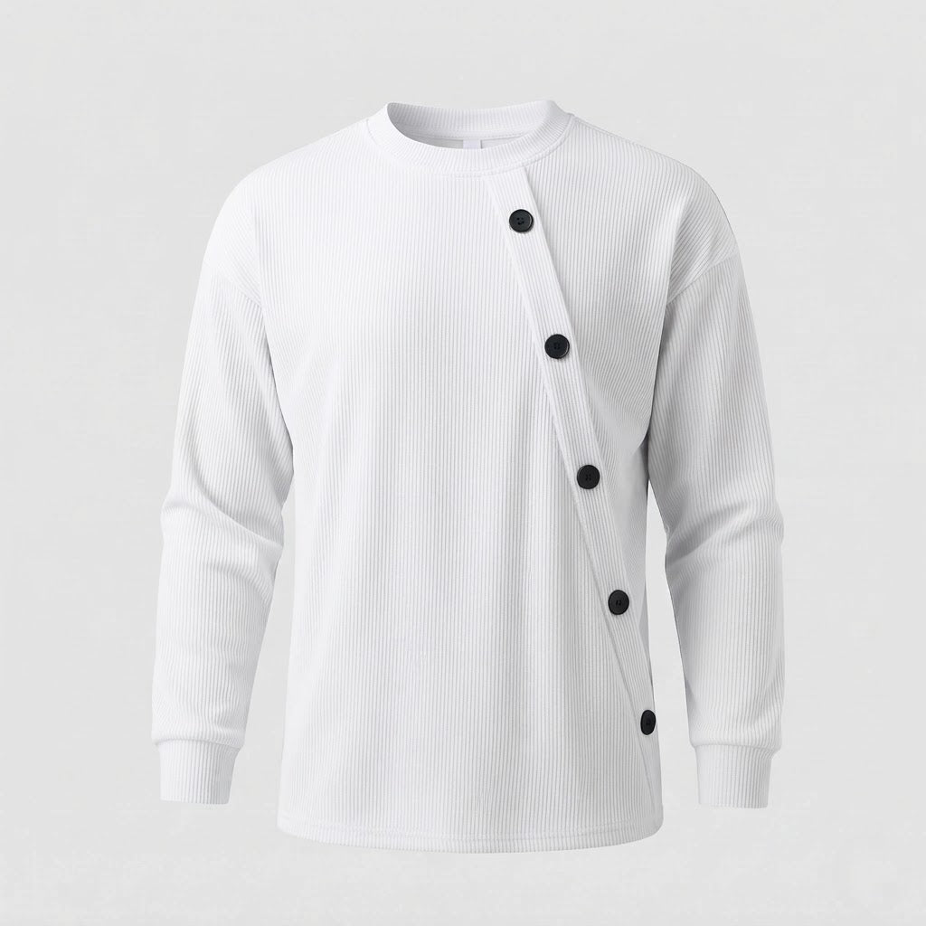 Herren Modische Schal-Ärmel Bluse Shop Nory